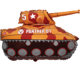 Balonik Tank hnedý