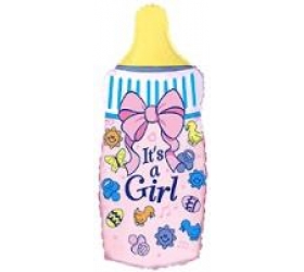 Balón Fľaša Dievča 71-91 cm héliový