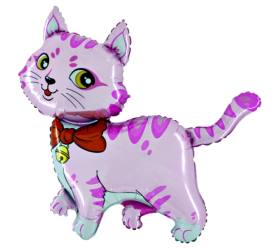 Balónik Cicuška ružová - 35cm