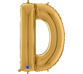 Balón písmeno D zlaté 66 cm