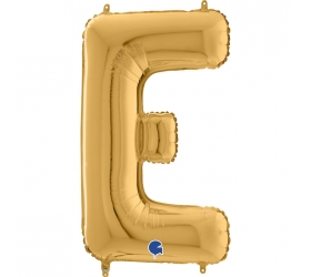 Balón písmeno E zlaté 66 cm