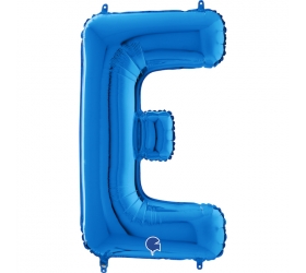 Balón písmeno E modré 66 cm