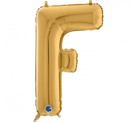 Balón písmeno F zlaté 66 cm