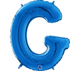 Balón písmeno G modré 66 cm
