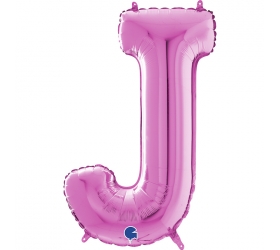 Balón písmeno J ružové 66 cm