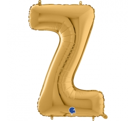 Balón písmeno Z zlaté 66 cm