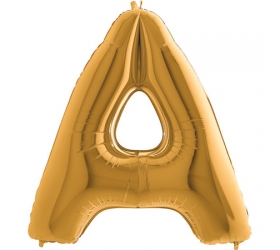 Balón písmeno A zlaté 100 cm