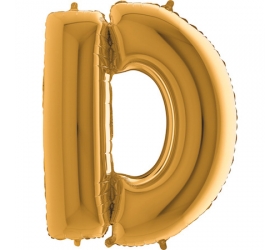 Balón písmeno D zlaté 100 cm