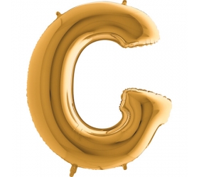 Balón písmeno G zlaté 100 cm
