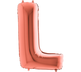 Balón písmeno L rose gold 100 cm