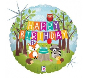 Balón Woodland HBday
