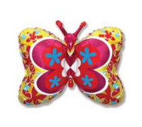 Balón Motýľ žltý