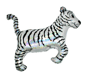 Balón Tiger kl. strieborný
