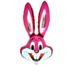 Balón Zajac ružový