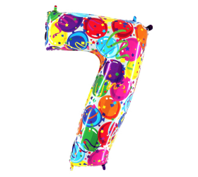 Balón číslo 7 balóny 100 cm