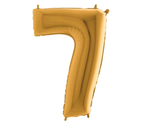 Balón číslo 7 zlaté 100 cm