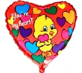 Balón Kačiatko červené