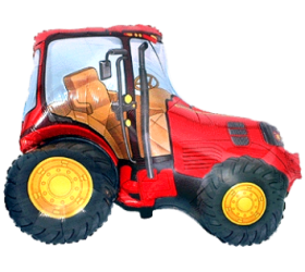 Balónik Traktor Červený