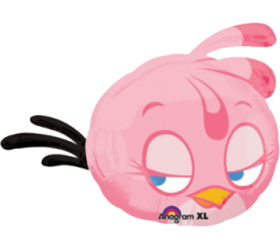 Balon Angry Birds ružový