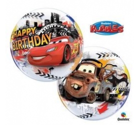 Balón Q Bubbles McQueen BDay