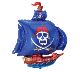 Balón Pirátska loď