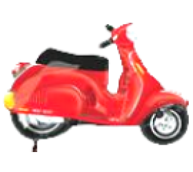 Balón Vespa červená