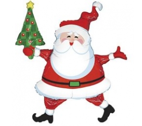 Balón Santa so stromčekom