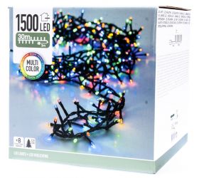 Svetelná reťaz diódy 1500 LED farebné svetlo