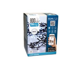 Vianočná svetelná reťaz 800 LED 16m teplá biela