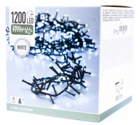 Svetelná reťaz 1200 LED studená biela