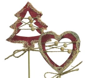 Zápich srdce/strom 29cm