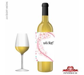 Valentínske darčekové víno, motív V048