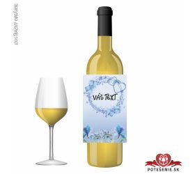 Valentínske darčekové víno, motív V033