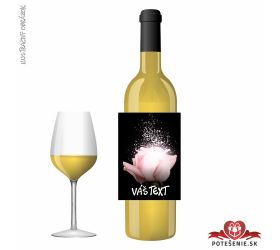 Valentínske darčekové víno, motív V003
