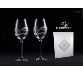 Pohár na víno Gravity, Swarovski Elements, 360 ml 2 ks