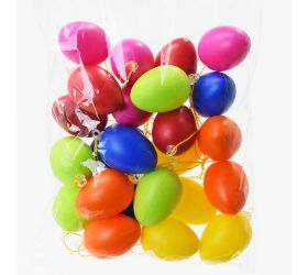 Vajíčka farebné 4cm 24ks