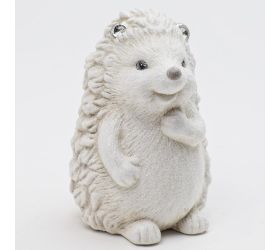 Jež zasnežený keramika 12,8x12x17,7cm
