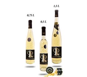 Irsai Olivér 23 karátos arannyal - Arany habzóbor Ifjú párnak fémes 0,5L