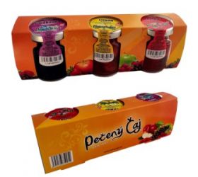 Darčekové balenie 3x60ml Pečený čaj - oranžový