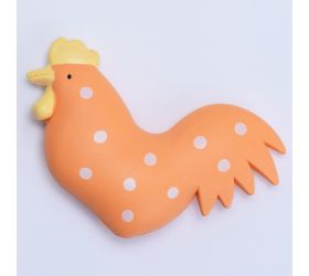 Kohút plastový oranžový 10x6,5 cm