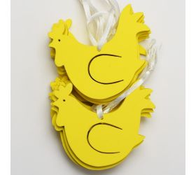 Sliepka eva záves 8x6,5x0,5cm žltá