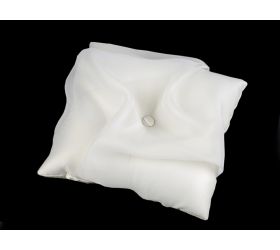 Vankúš na svadobné prstienky 23x23 cm 