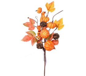 Zápich jeseň tekvice l:36cm