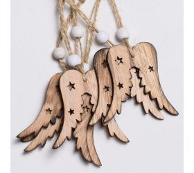 Drevené krídla natur 6*6*0.3  s/6
