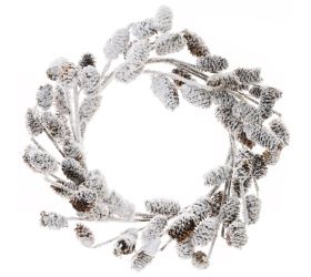 Vian.veniec šišky zasnežený 20cm