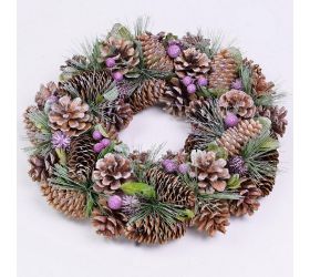 Záv. veniec šišky 34x8,5cm