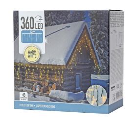 Led svetielka dážď /360/ ww,ind/out,funk8