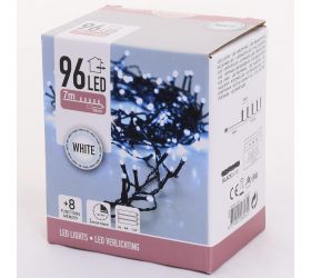 LED svet/96 w, interiér/exteriér, timer, bat, funk 8