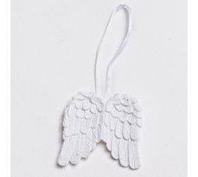 Záves krídla biele polyres