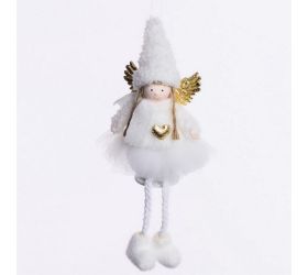 Anjelik visiace nohy 22cm biely